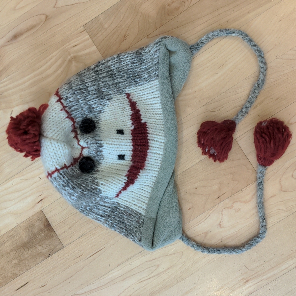 Sock Monkey winter hat